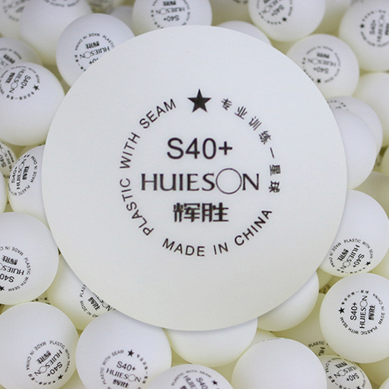 Table Tennis Kit Bag - Huieson-absプラスチックテーブルテニスボール、ティーンエイジャー、クラブトレーニング、s40、40mm、2.7g、50ピース/バッグ、1スター用のpingボール