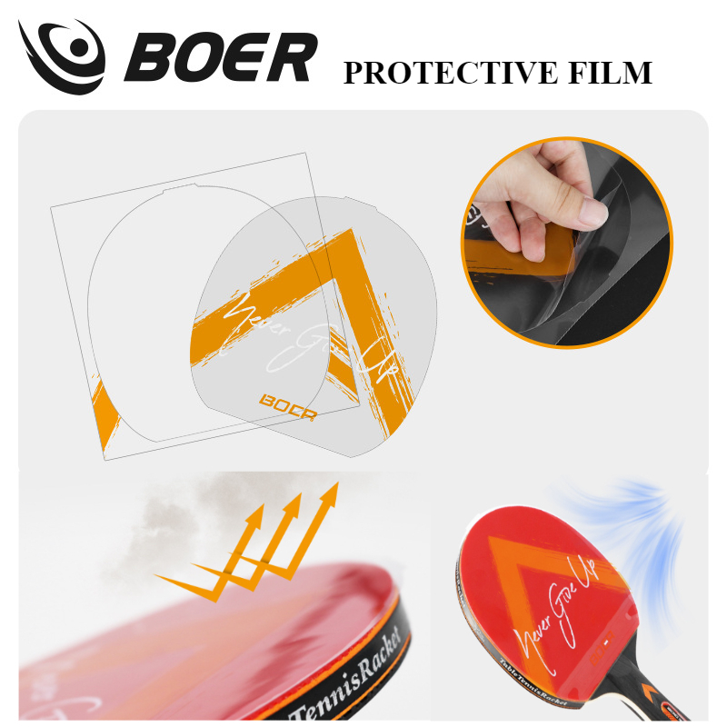 Table Tennis Hybrid Rubbers - 卓球ラケット粘着防塵保護フィルムには粘着テープが付属ピンポン抗酸化静電気
