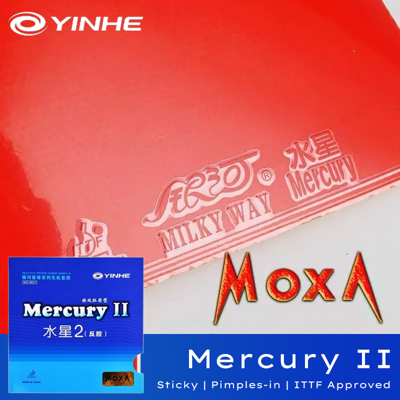 Donic Table Tennis Ball - YINHE Mercury 2 卓球ラバー ピンプルズインピンポンラバー ループ付きクイックアタック用
