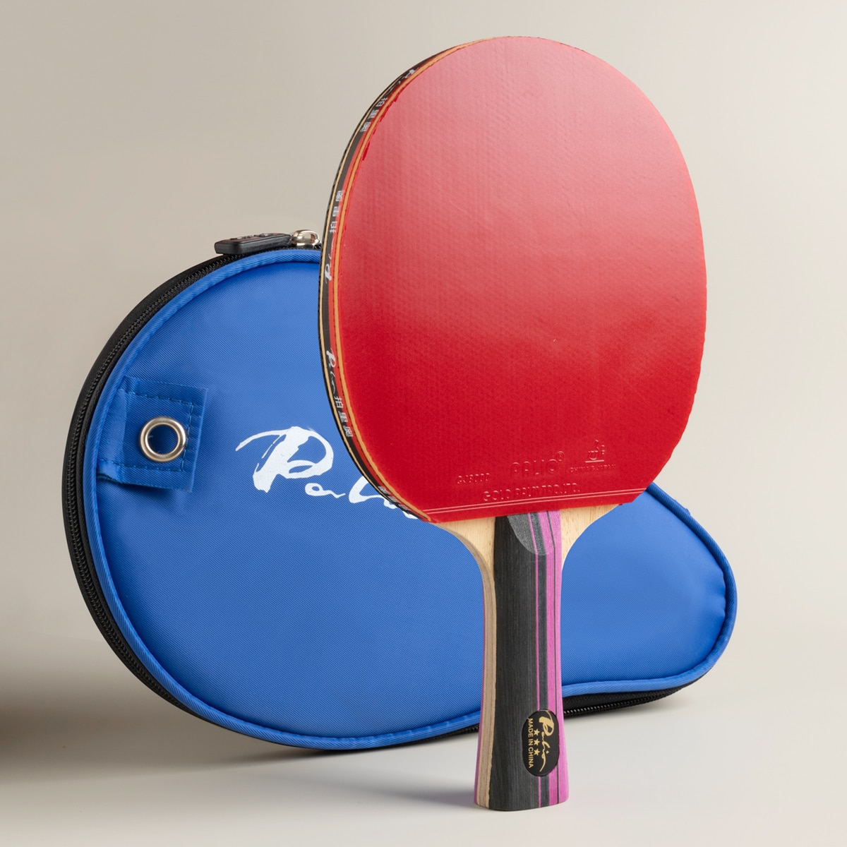 オリジナルパリオ 3 スターカーボン卓球ラケット CJ800 - Table Tennis Kit Bag のレビューと価格