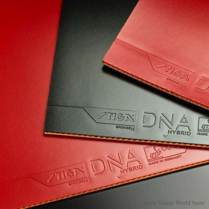 本物のSTIGA DNAハイブリッドシリーズ反転ラバー、適度 - Table Tennis Hybrid Rubbers のレビューと価格