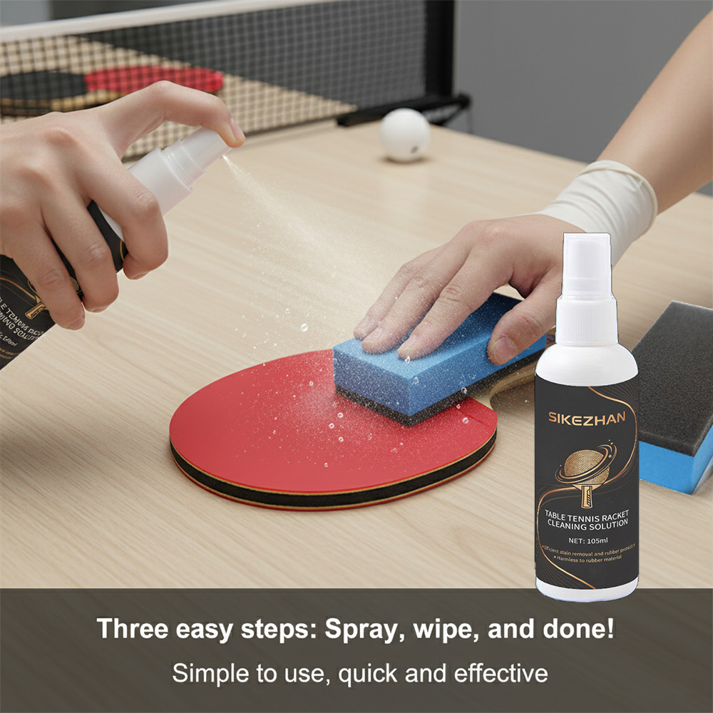 ほこりや油を除去し、ラバーの粘度を回復するウォッシュフリー卓 - Table Tennis Association のレビューと価格