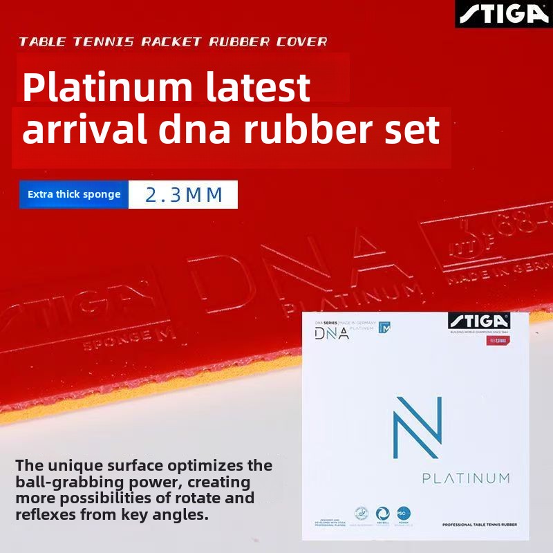 STIGA DNA レッドドラゴン卓球ラバー高弾性ケーキスポ - Donic Table Tennis Ball のレビューと価格