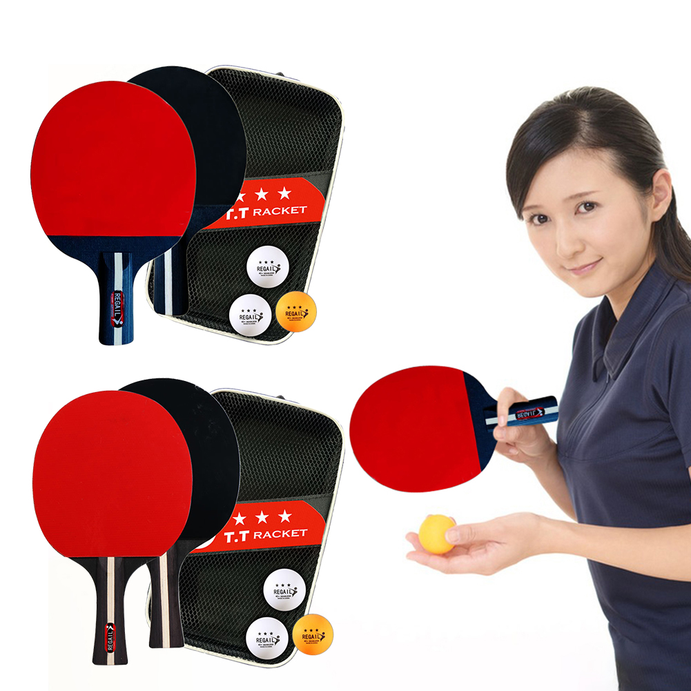 卓球ラケット,バッグ付き,ピンポンラケット,2ラケット,3ボ - Table Tennis Kit Bag のレビューと価格