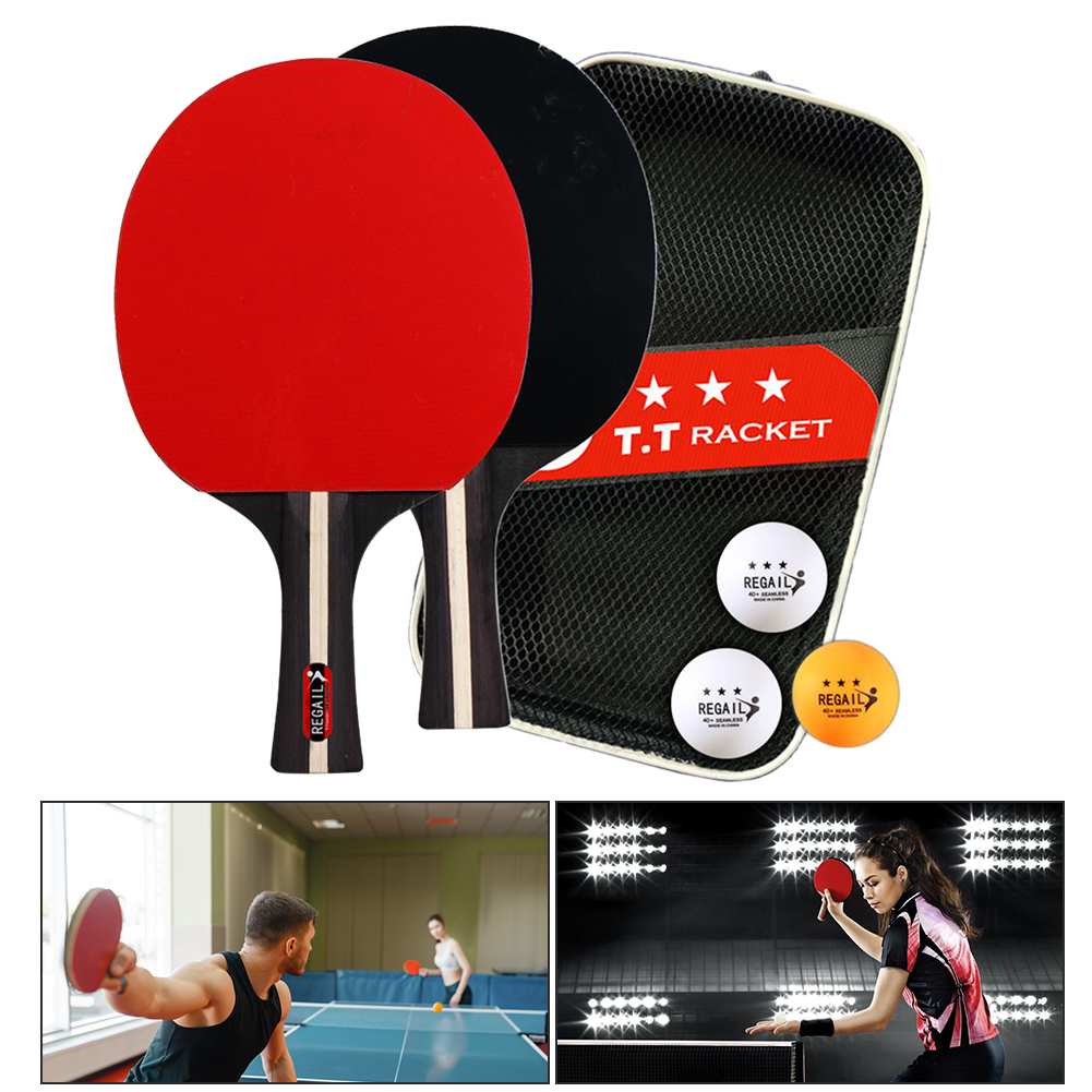 卓球ラケット,バッグ付き,ピンポンラケット,2ラケット,3ボ - Table Tennis Kit Bag のレビューと価格
