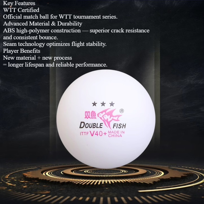 1/2/3BOX ダブルフィッシュ 3 スター ITTF 卓 - Donic Table Tennis Ball のレビューと価格