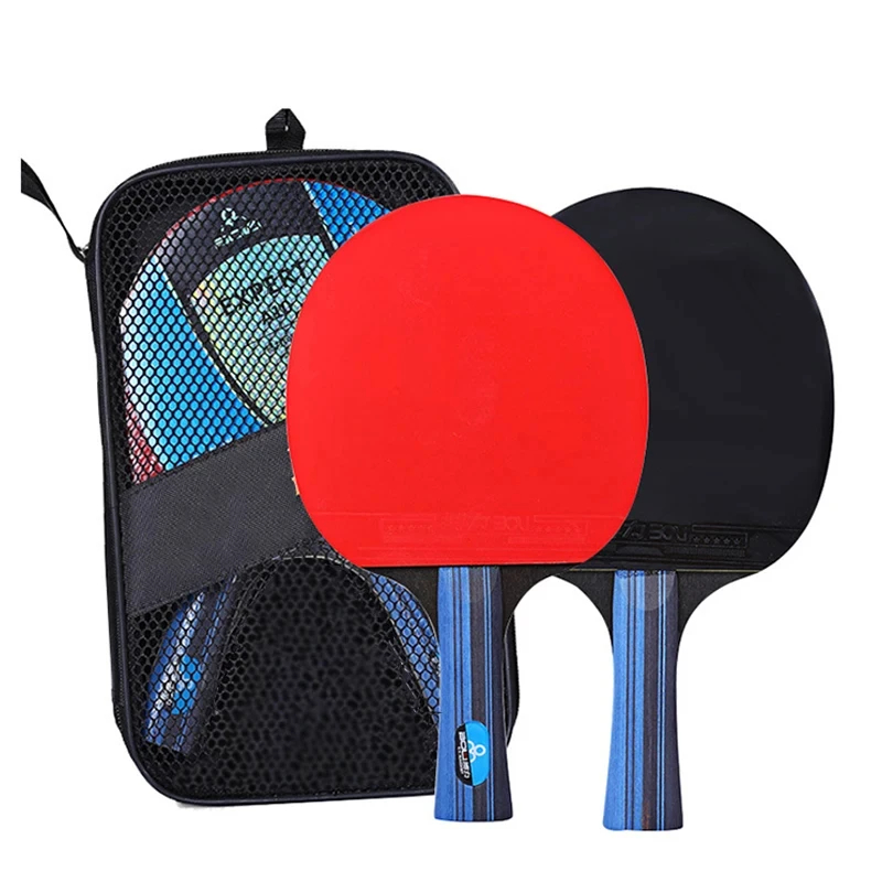 卓球ラケットセット,5つ星,6つ星,2ピース,プロのゴム製ピ - Table Tennis Kit Bag のレビューと価格