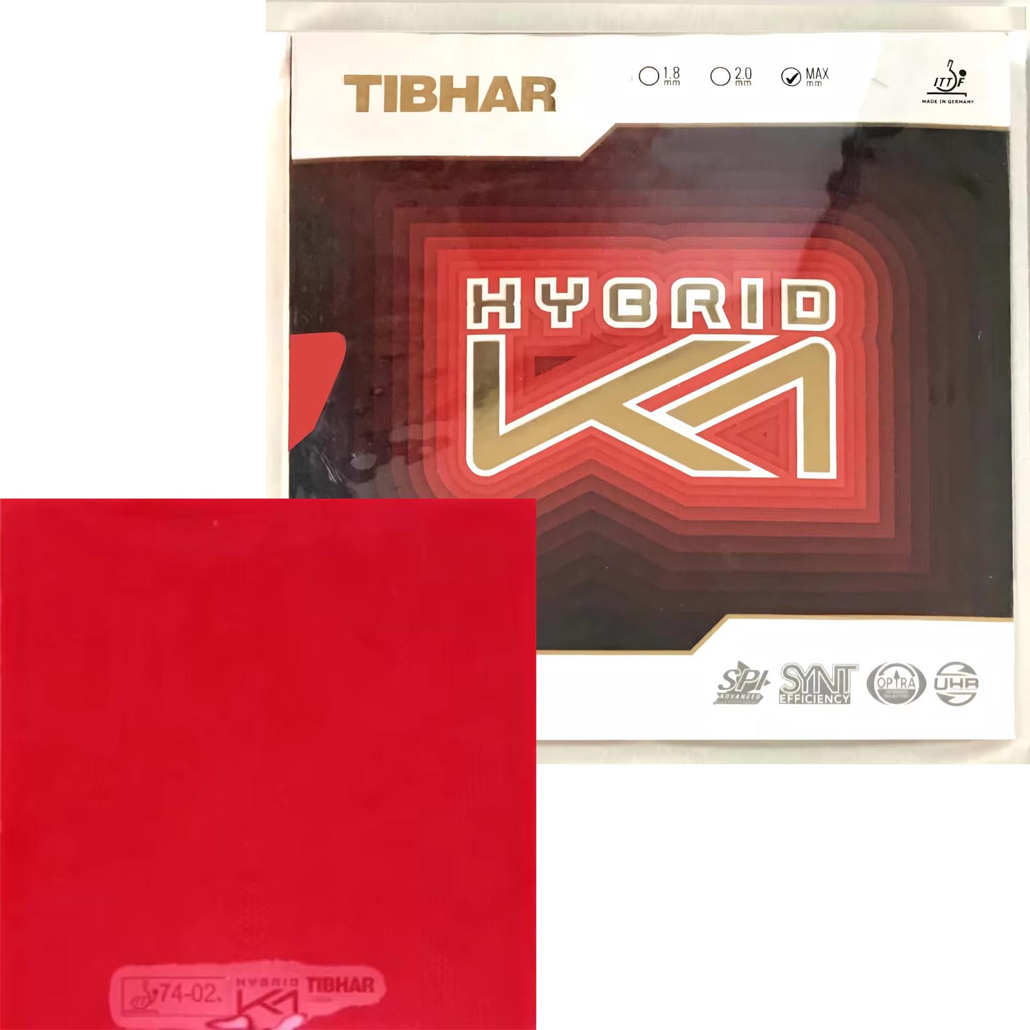Tibhar ハイブリッド K1 / K1 PLUS 卓球ラ - Table Tennis Hybrid Rubbers のレビューと価格