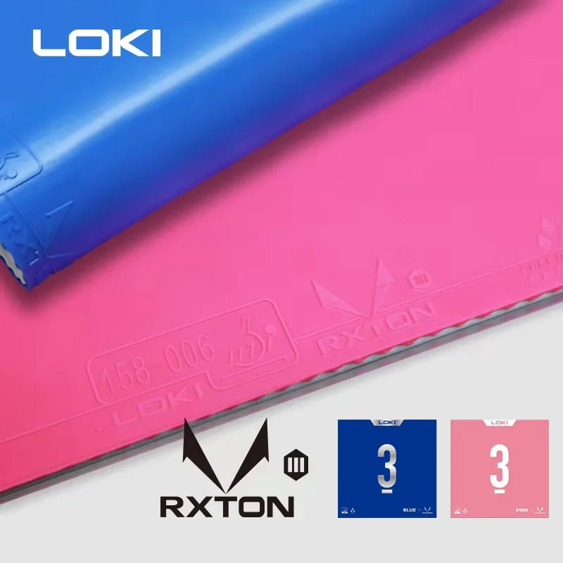 オリジナル LOKI RXTON 1&3 ブルーピンク卓球ラ - Table Tennis Association のレビューと価格