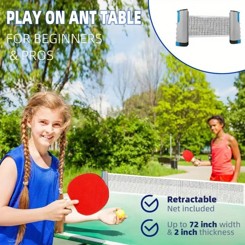 2025年ホット卓球ネットどこでも格納式ラックスポーツ交換ピ - Table Tennis Online のレビューと価格