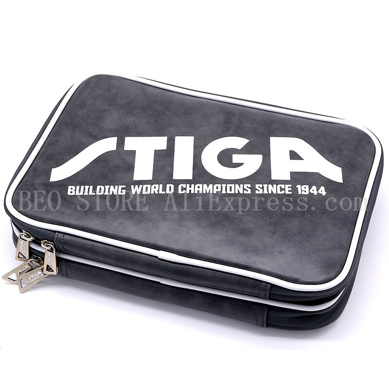STIGA 卓球ラケットバッグ新二重層スクエアラウンドトレー - Table Tennis Kit Bag のレビューと価格