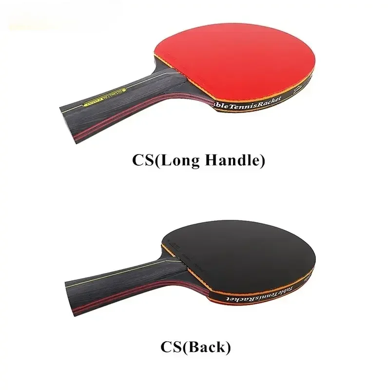 6 スター卓球ラケット 2 個プロフェッショナルピンポンラケ - Table Tennis Kit Bag のレビューと価格